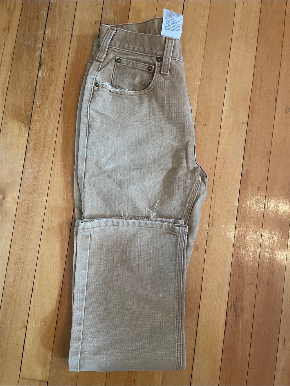 Carhartt Men's Relaxed Fit Work Jeans in Khaki